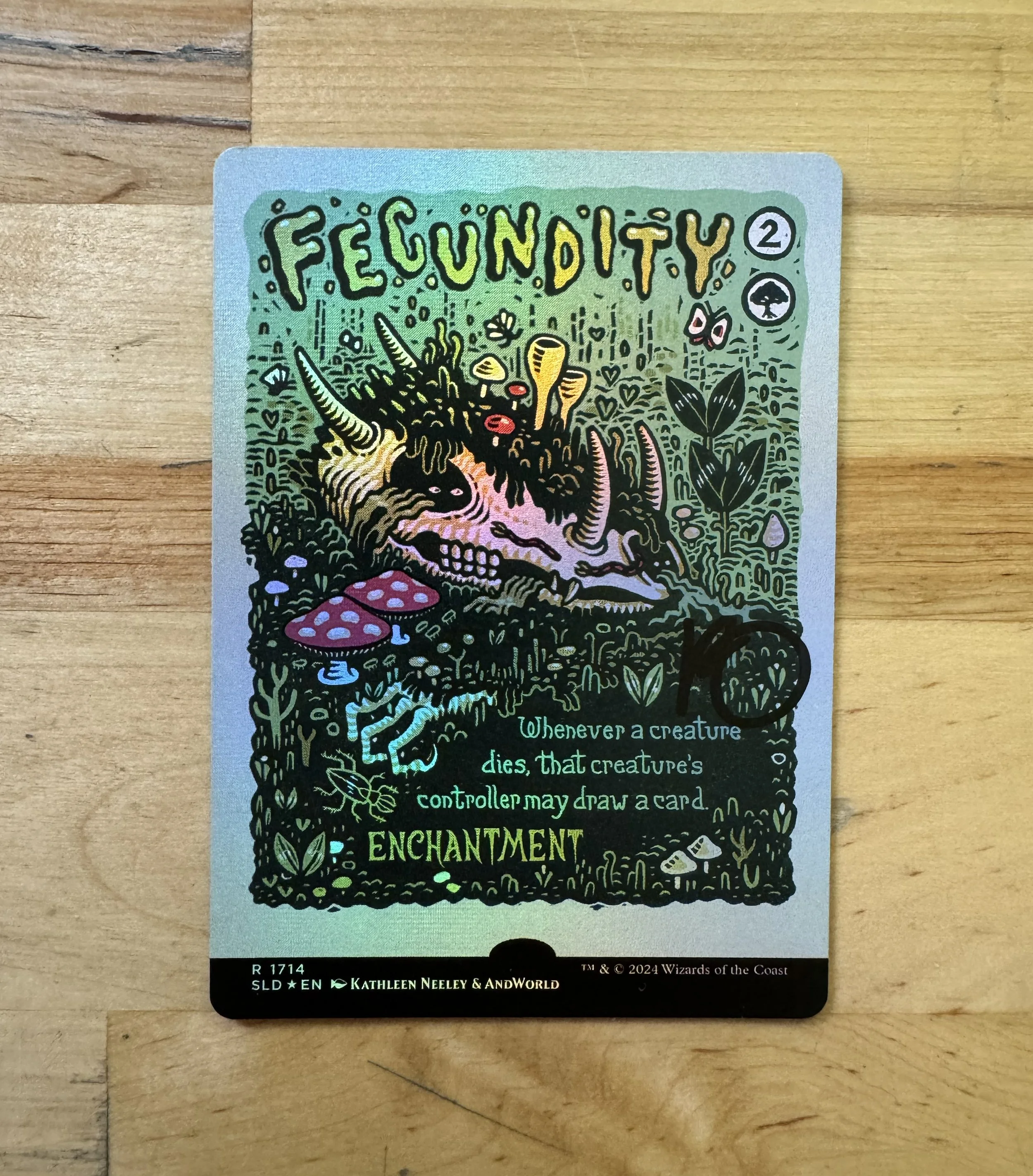 Card proof pack (foil) — Kathleen Neeley